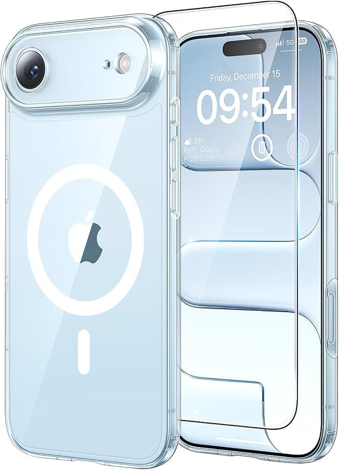 TAURI for iPhone Air Case, Compatible with MagSafe, Clear