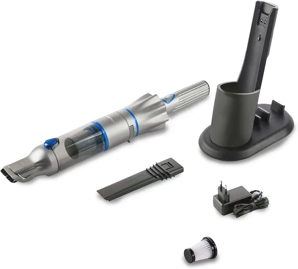 INVICTUS ONE 2.0 Handstaubsauger 9 teiliges Set dunkelblau