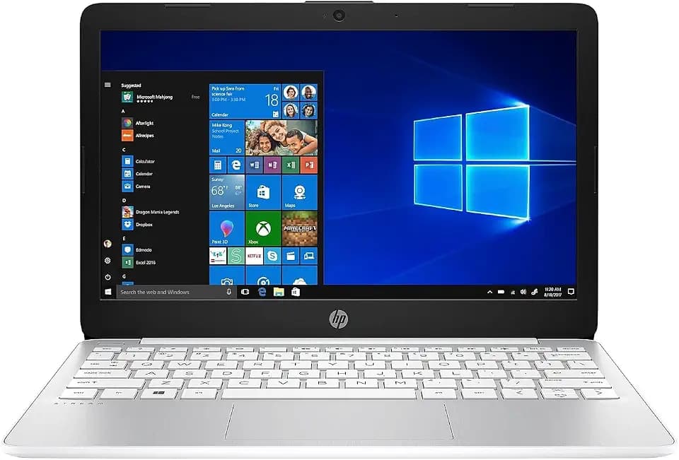 HP Stream 11 Laptop, Intel Celeron N4020, 4 GB RAM, 64 GB Storage, 11.6” HD Anti-Glare Display, Windows 11, Long Battery Life, Thin & Portable, Includes Microsoft 365 (11-ak0040nr, 2021 Diamond White)
