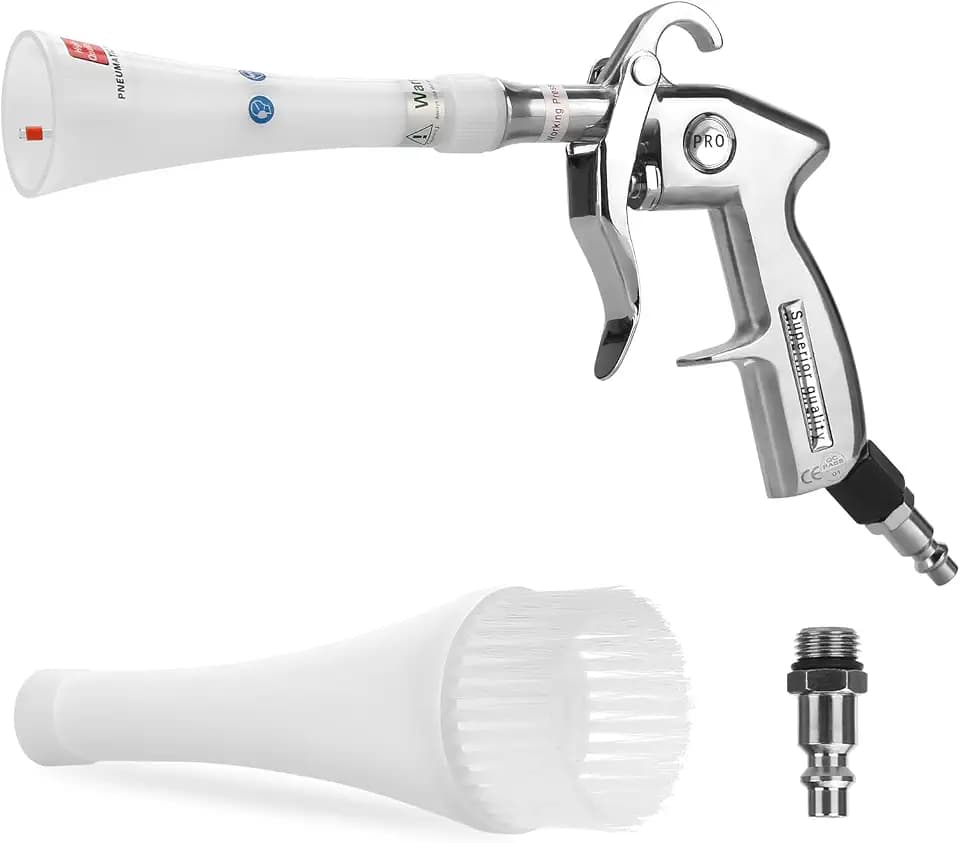 Aluminium Car Cleaning Gun with Tapered Nozzle, 6-9.2Bar with 2 Set Nozzle