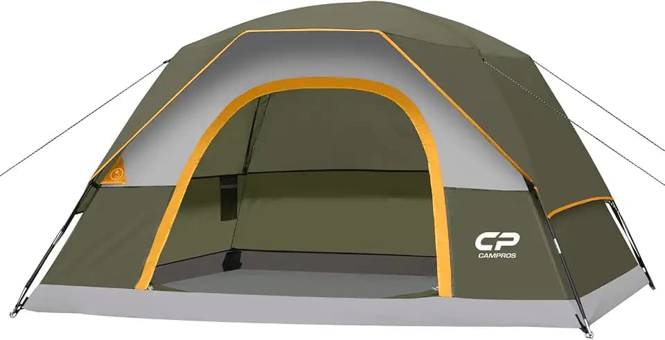 CAMPROS CP Tents for Camping 2/4/6 Person, Waterproof Windproof Dome Tent
