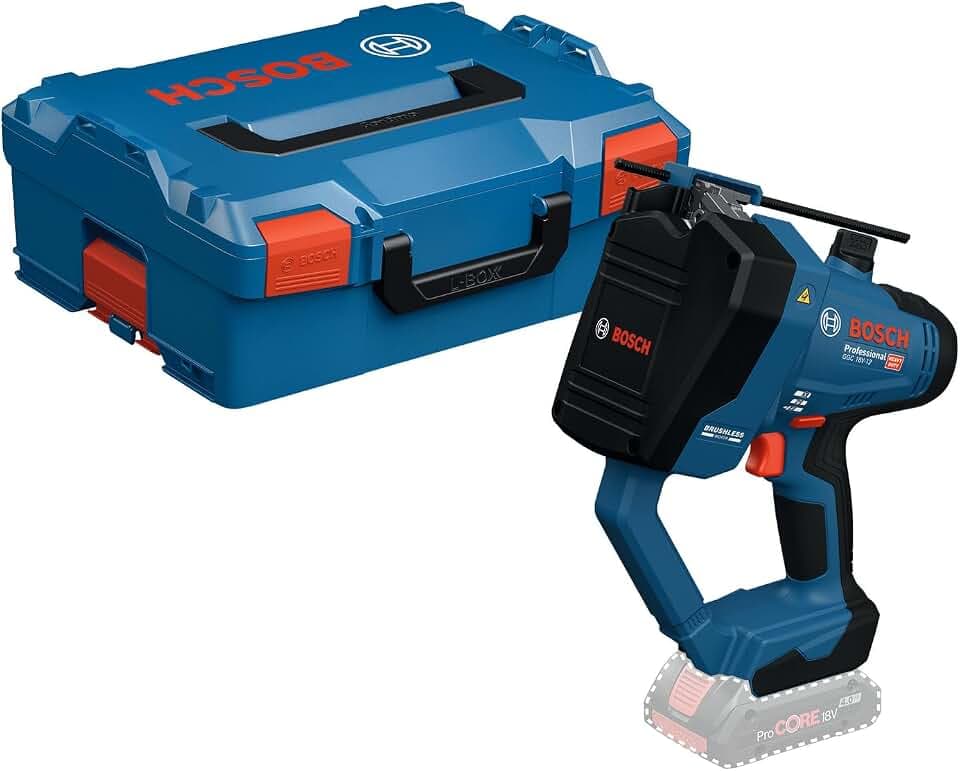 Bosch PRO 18V System Akku-Gewindestangenschneider GGC 18V-12 (schneidet bis M12 in Stahl und M10 in Edelstahl, inkl. Paar Mehrfach-Stanzwerkzeuge – metrisch, L-BOXX)