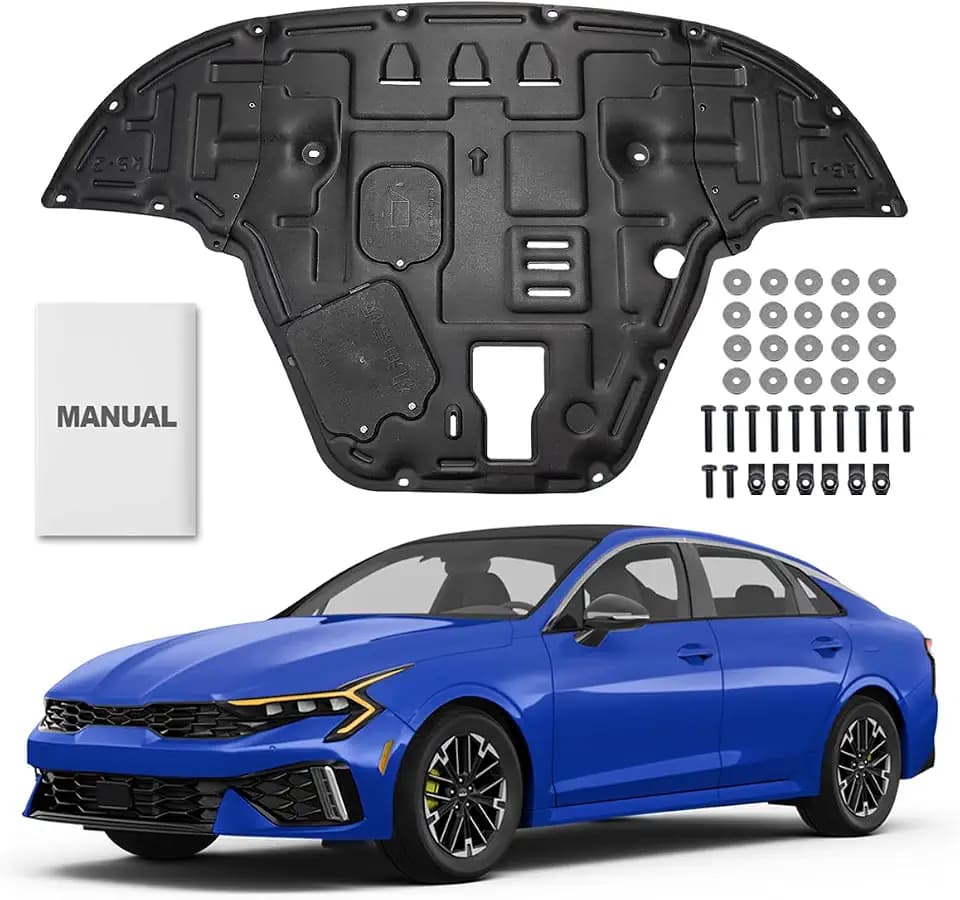 Engine Splash Shield Kit for KIA K5 2021-2026 with Screw and Instruction