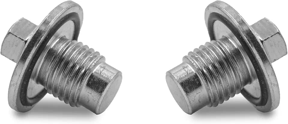 2-Pack Oil Drain Plugs, Engine Oil Pan Drain Plugs Compatible with Chevy 2011-2016 Cruze, 2015-2021 Trax, 2011-2015 Volt, 2012-2020 Sonic (Upgrade 13mm Hex Head)