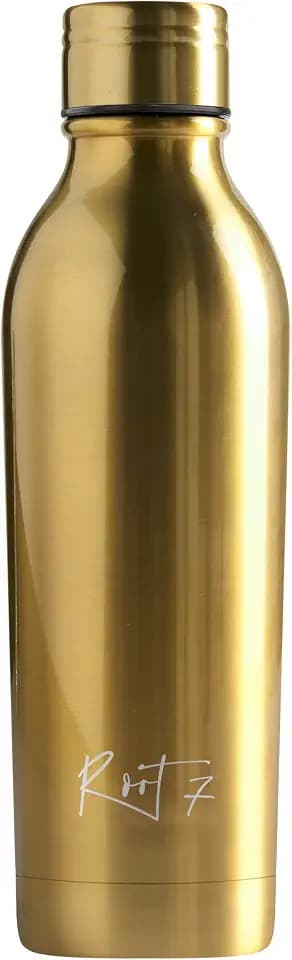 Root7 - Thermosflasche 500ml, Thermo Trinkflasche Polished Gold