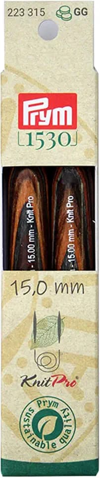 Stricknadelspitzen PRYM Natural 15,00 mm farbig 12,8 cm 223335