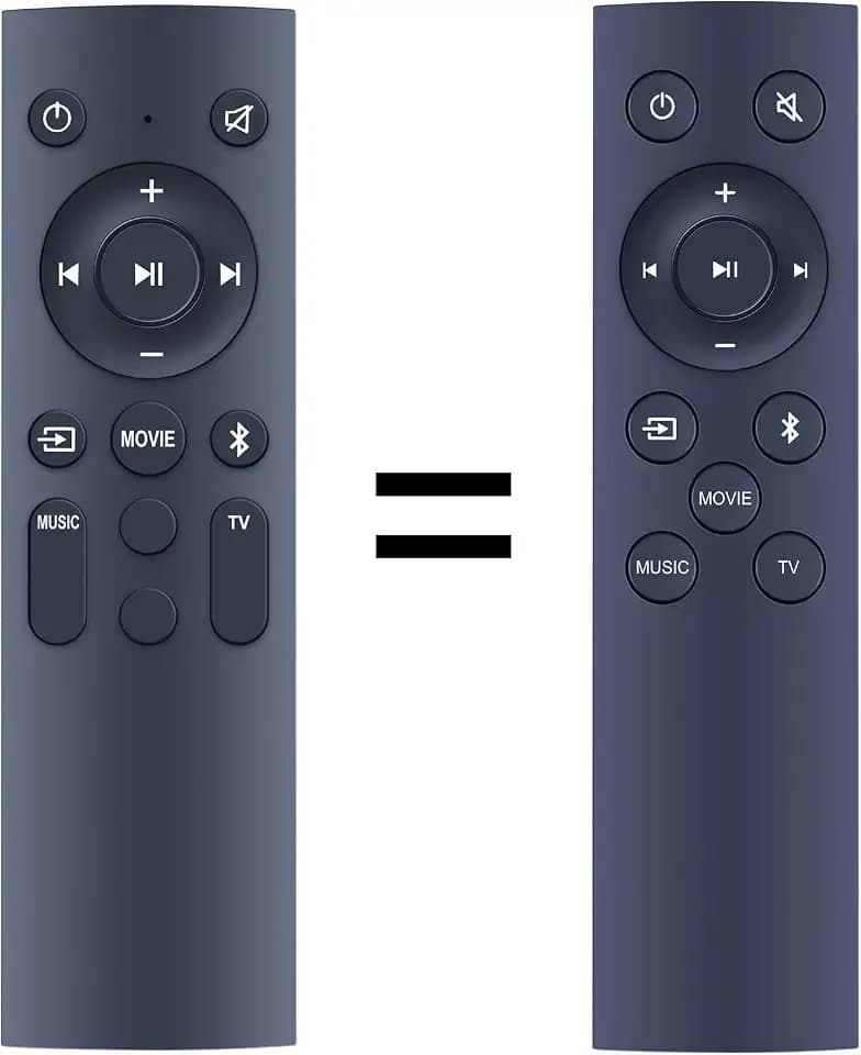 Remote Control Replacement Applicable for TCL Alto 6 6+ 2.0 Channel Home Theater Sound Bar TS6100-NA TS6100 TS6110 TS6110-NA, Alto 3 TS3100 TS3100-EU TS3100-NA