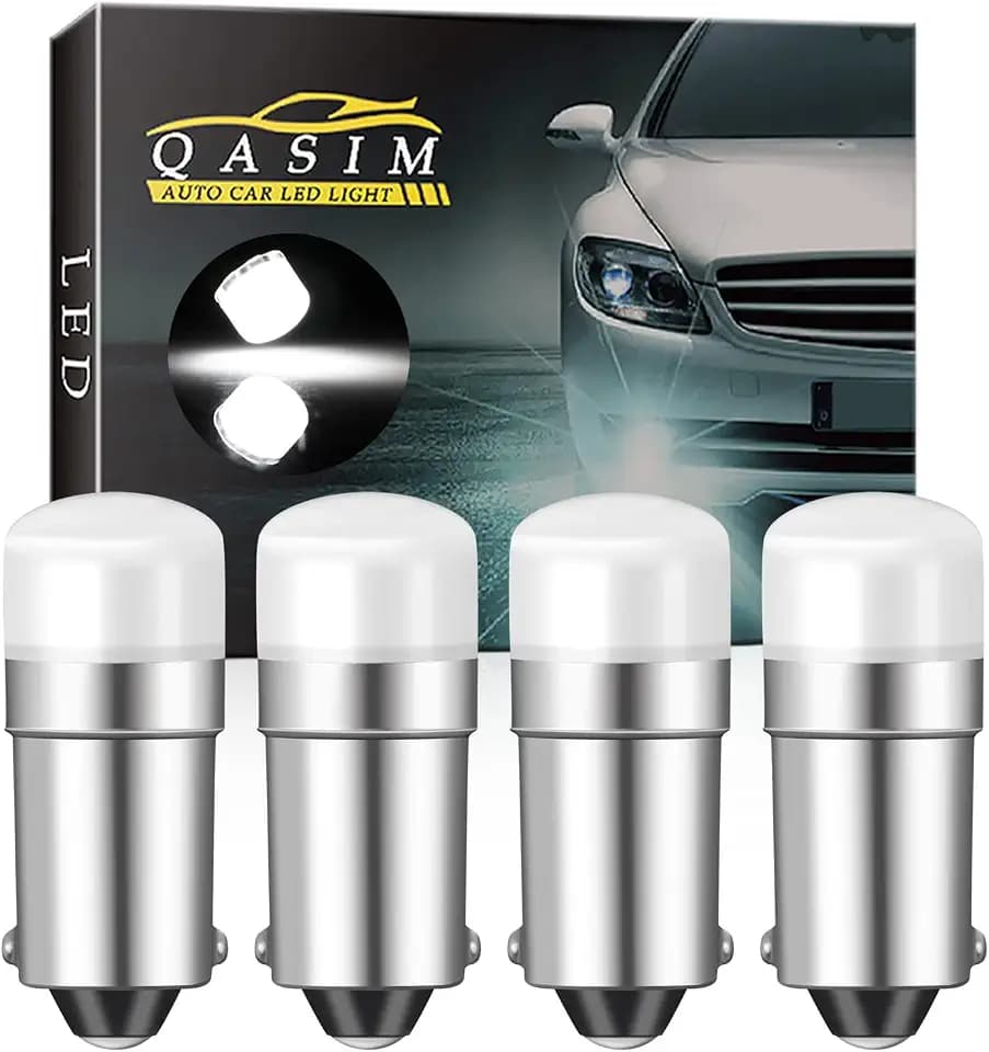 1893 Bulb 313 1818 1819 1820 1895 BA9S Led Bulb AC/DC 10-30V White 4-Pack