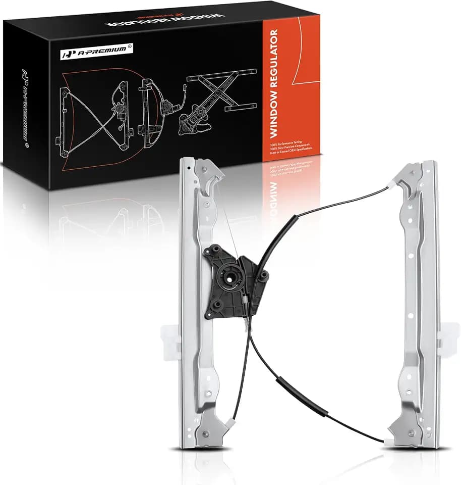 A-Premium Power Window Regulator Front Passenger Side, Without Motor