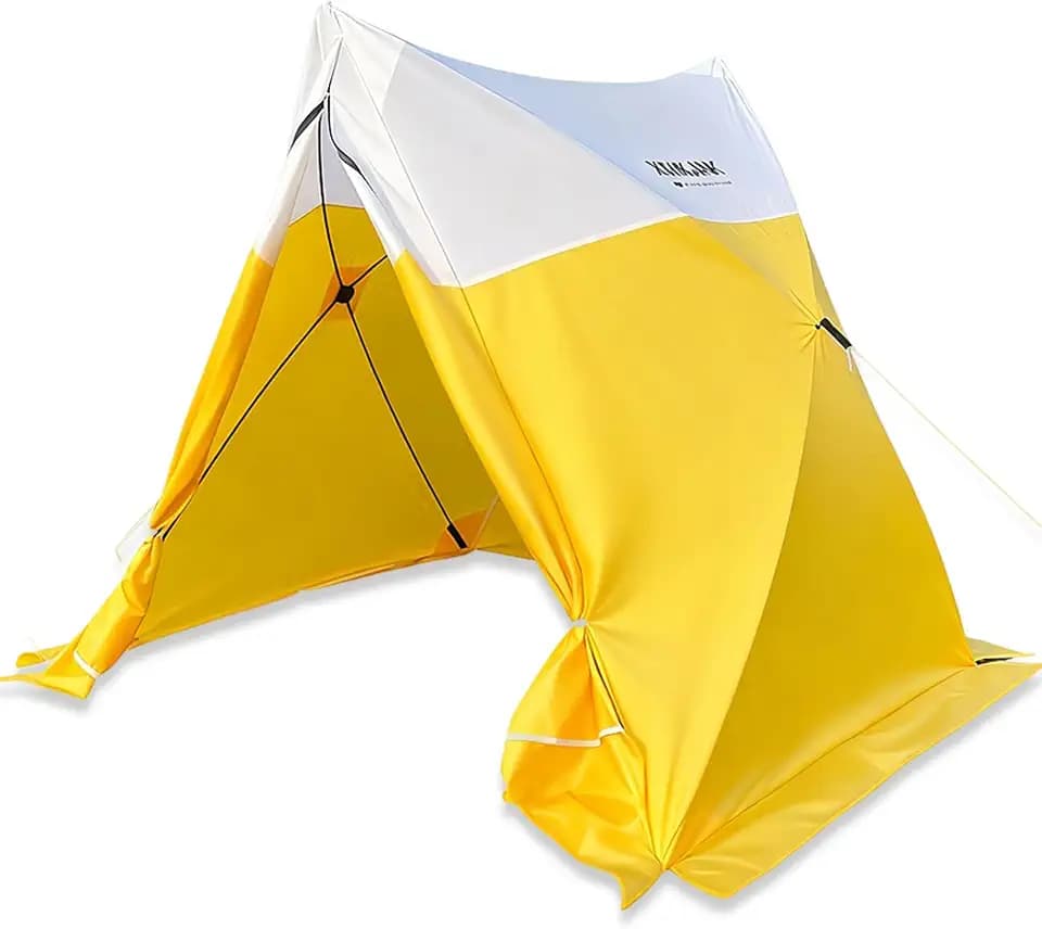 Instant Pop-Up Emergency Shelter, 30-Second Setup All-Weather Work Tent for Disaster Relief, First Aid, Outdoor Survival & Worksites, Waterproof & Windproof 6.6ft x 6ft x 6.2ft