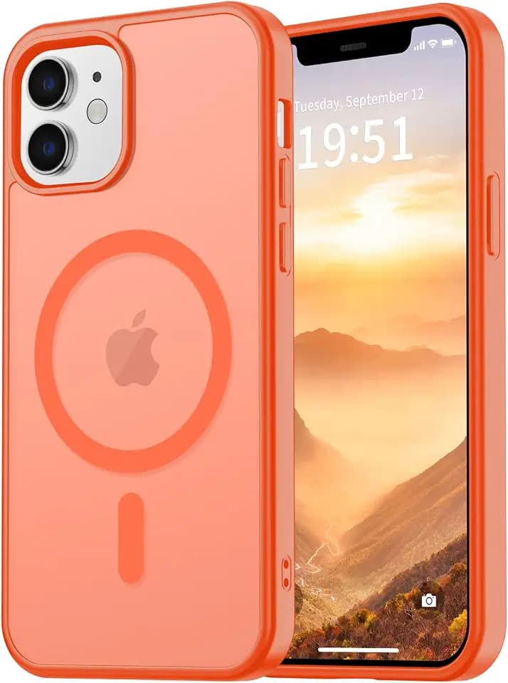 vnnink for iPhone 12 Case/iPhone 12 Pro Case Orange