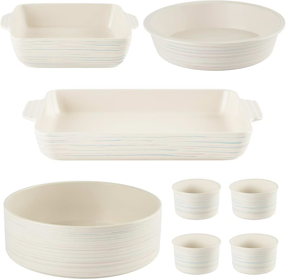 Pyrex 8-Piece Ceramic Complete Nonstick Bakeware Set
