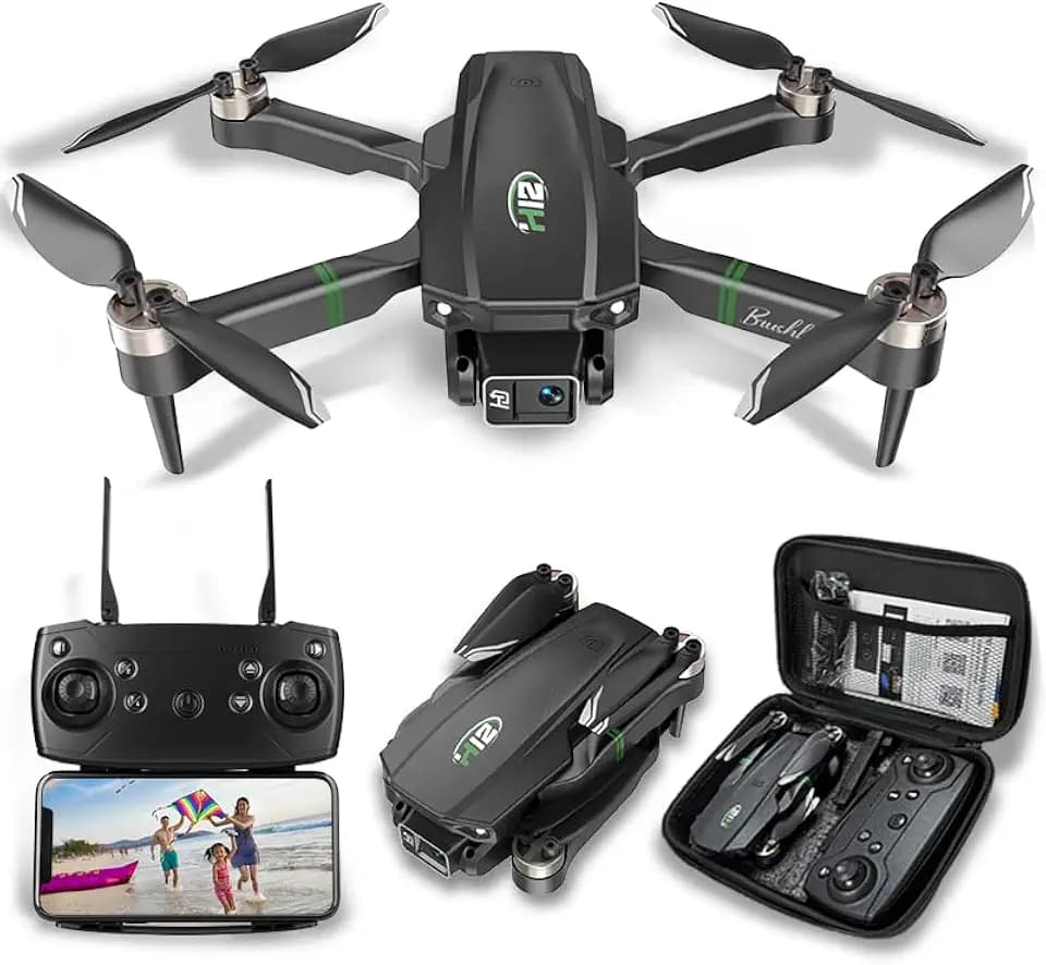 Drones with Camera for Adults 4K 1080P, Mini Drone with Camera, Altitude Hold, One Key Take Off/Landing, Headless Mode, 3D Flip, 3 Speed Mode, Foldable Remote Control Drone with 2 Batteries for Beginners
