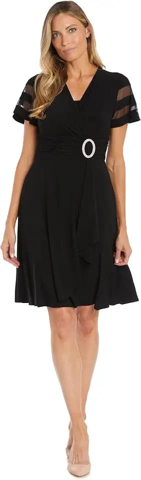 R&M Richards Women's Allegra Cascade Dress