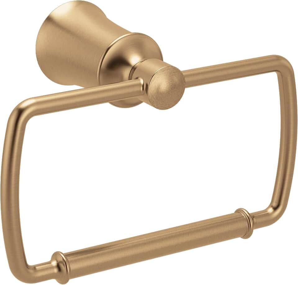 Moen Dartmoor Bronzed Gold Towel Ring, YB2186BZG