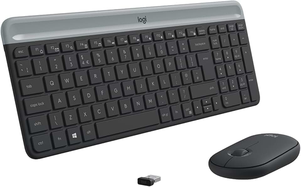 LOGITECH - EINGANGABEGERÄTE Slim WRLS Tastatur Maus Combo MK470 - Graphit - CH - ZENTRAL
