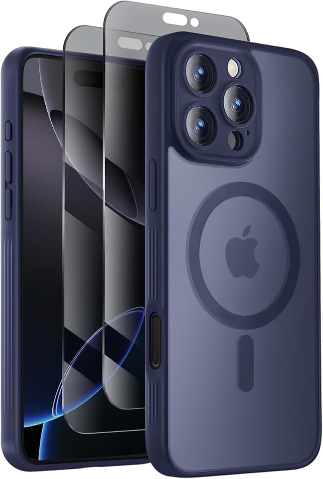 Designed for iPhone 16 Pro Case, Deep Blue