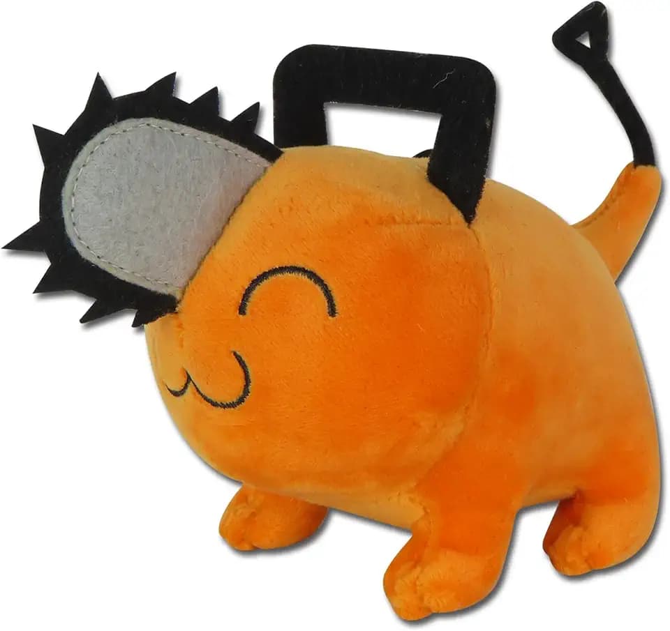 Great Eastern Entertainment Chainsaw Man - Pochita Smile (Closed Eyes) Mini Plush 4" H