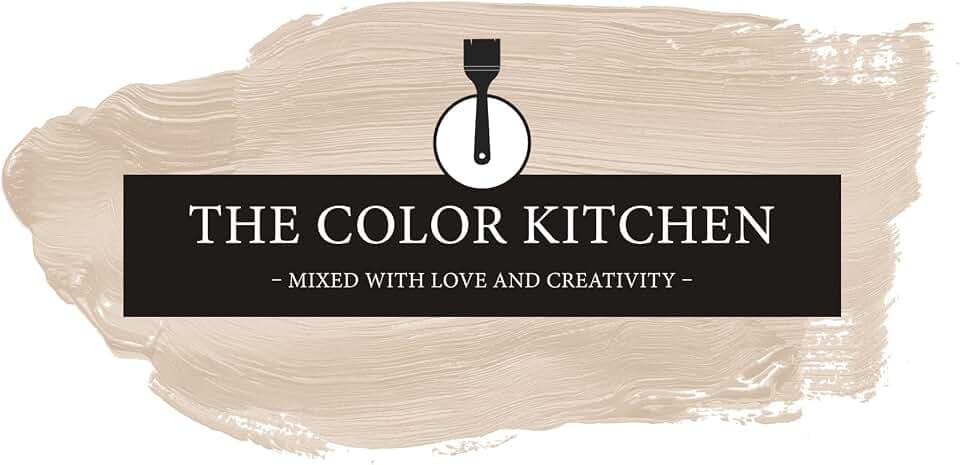 Livingwalls THE COLOR KITCHEN helle Wandfarbe - Malerfarbe für Wohnzimmer und Schlafzimmer - matte Innenfarbe in Beige - 2,5l Deckfarbe in TCK6018