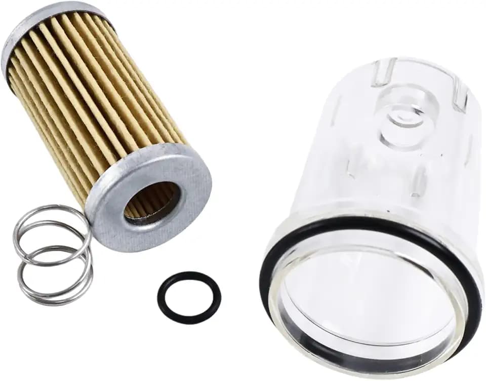 New Fuel Filter with O-ring & Bowl Set 1876440 SBA360720020 1273082C1 Compatible with Mahindra 1815HST 2015HST 2216 2516 2615 2816 3015