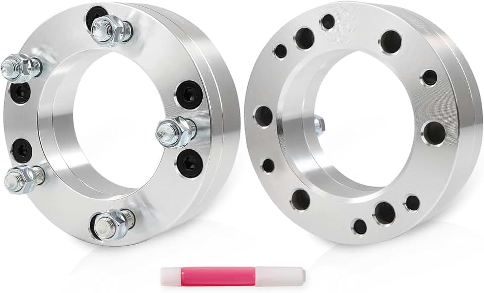 SCITOO 2Pcs 2inch Wheel Adapters 6x5.5 to 5x5.5 108mm CB for Silverado 1500