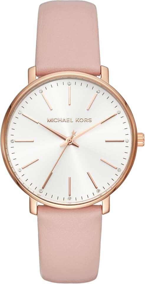 Michael Kors Pyper Women's Watch, Stainless Steel Watch for Women with Steel, Leather, or Silicone Band