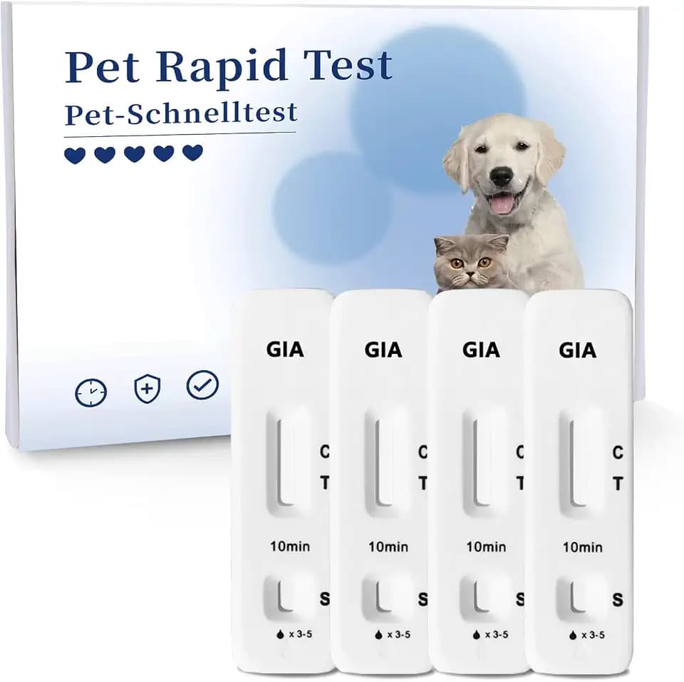 Giardien Schnelltest für Hund & Katze, 4 Tests Für Hunde & Katzen bei Giardia