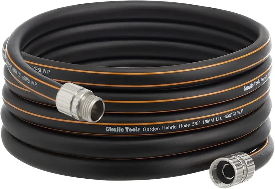 Giraffe Tools Garden Hose 5/8", 12ft Male to Female