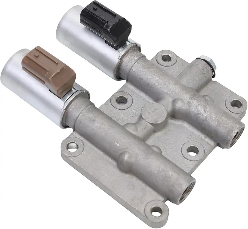 TINGLU 28250-PLX-305 Transmission Dual Linear Shift Solenoid Compatible With Hon-da Ci vic 2001-2005 1.7L 2.0L 88957A 90428D