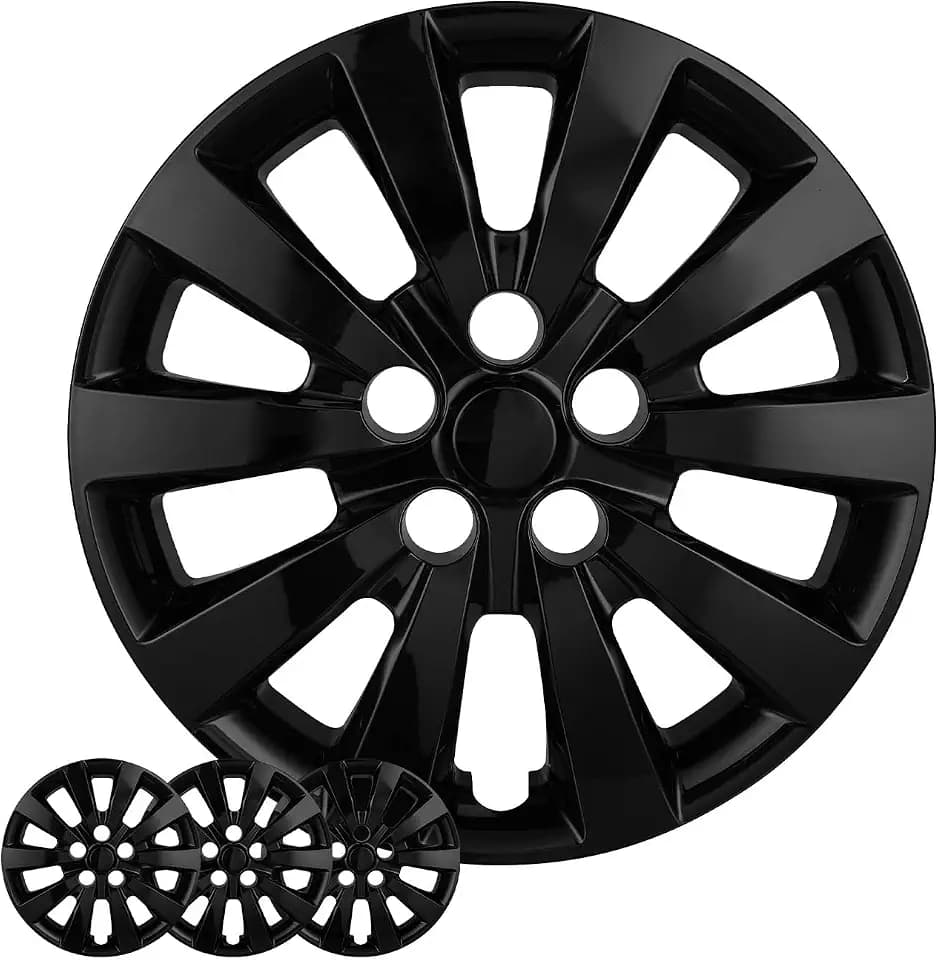 16 Inch Hubcaps Wheel Covers Compatible with Nissan Leaf 2011-2025; Sentra 2013-2019