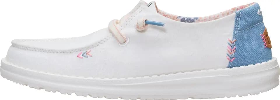 HEYDUDE Women's Wendy Floral Boho Slip On Loafer | Canvas Upper