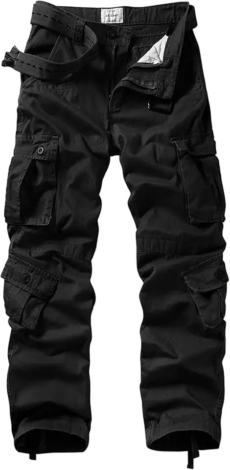 TRGPSG Men's Cargo Pants, Relaxed Fit Cotton Work Pants