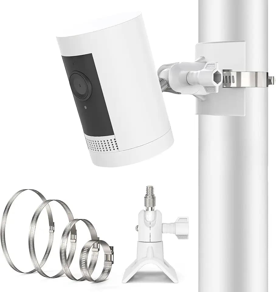 Halterung für Ring Außenkamera & Innenkamera, Masthalterung für Ring Außenkamera Plus & Ring Stick Up Cam/Pro, Pole Halter für Ring Indoor Cam, Wandhalter für Spotlight Cam, Zubehör für Ring Kamera