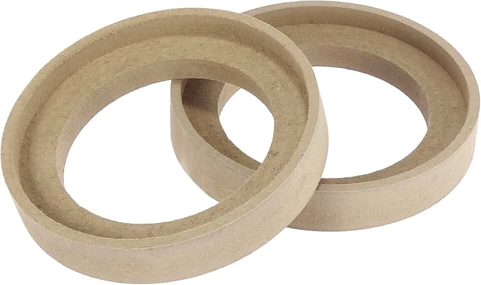 X AUTOHAUX Car Speaker Spacer Ring Adaptor Brackets for 3.5 Inch Speakers