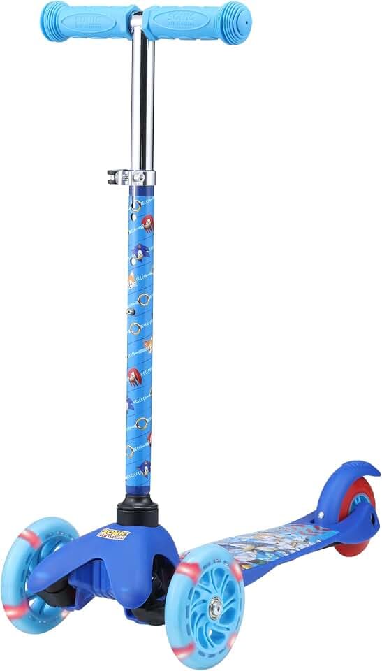 Kick Scooter for Kids, 3 Wheel Self Balancing, Light Up LED Wheels