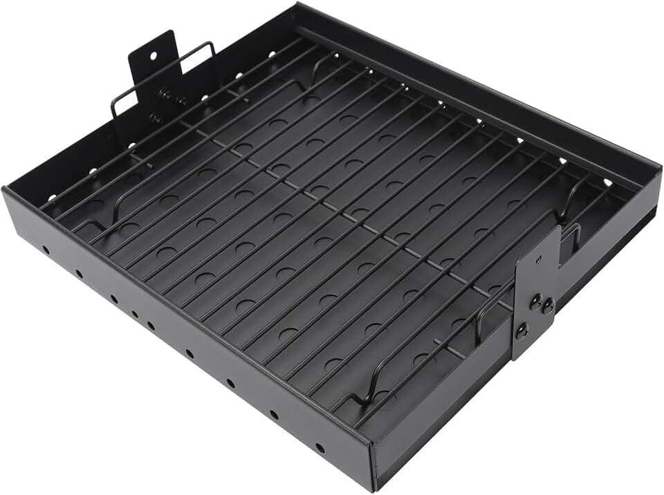 Denmay 38,5-73cm Verstellbare Holzkohleschale für Tepro Toronto, Taino Holzkohle Grill, Kohleschale Grill Ersatzteile für Activa Angular, EL Fuego Montreal Holzkohlegrill, Universal Holzkohlerost