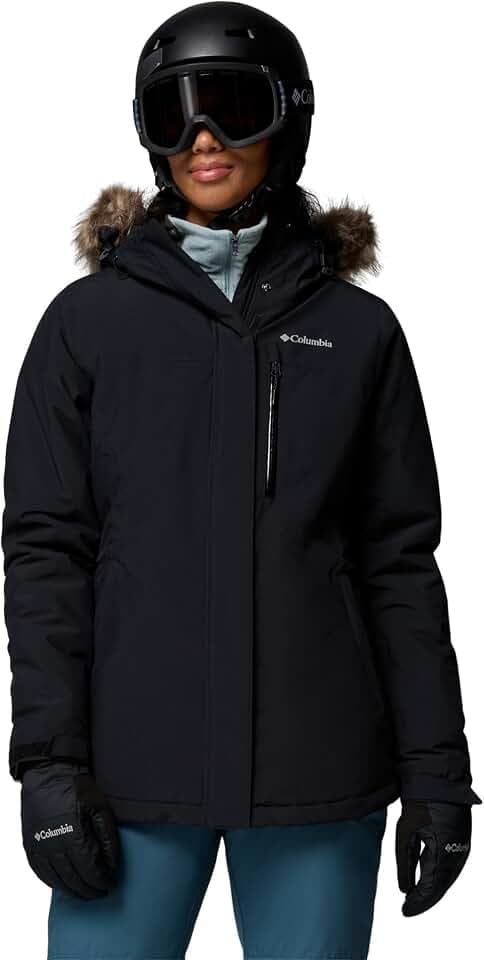Columbia Ava Alpine II Isolationsjacke, Wärmeisolierung, Atmungsaktives Material, Wasserdicht, Verstellbare Details, Abnehmbares Kunstfell, Praktische Taschen - Damen