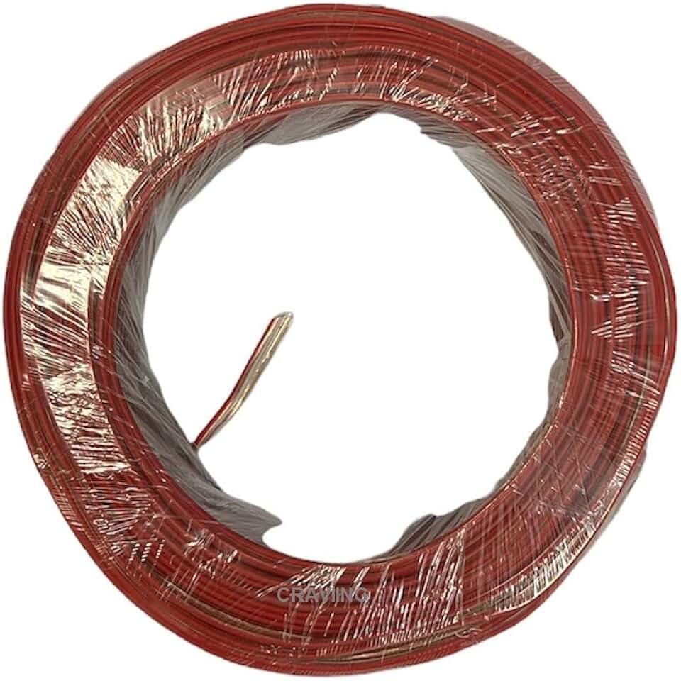 50 m Lautsprecherkabel, Kupfer-Stereo-Audio-Lautsprecherkabel, mehrsträngiges Lautsprecherkabel, 2 x 1 mm Doppel-HiFi-Kabel