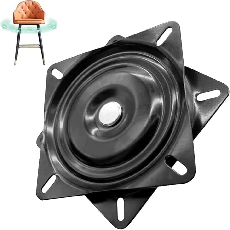 Universal Möbel Drehteller, Metall Möbel Drehteller, Drehbeschlag Schwerlast, 360° Grad Swivel Drehteller, 177 * 177 * 28 mm, Für Hocker, Tische, Bücherregale (7 inch)