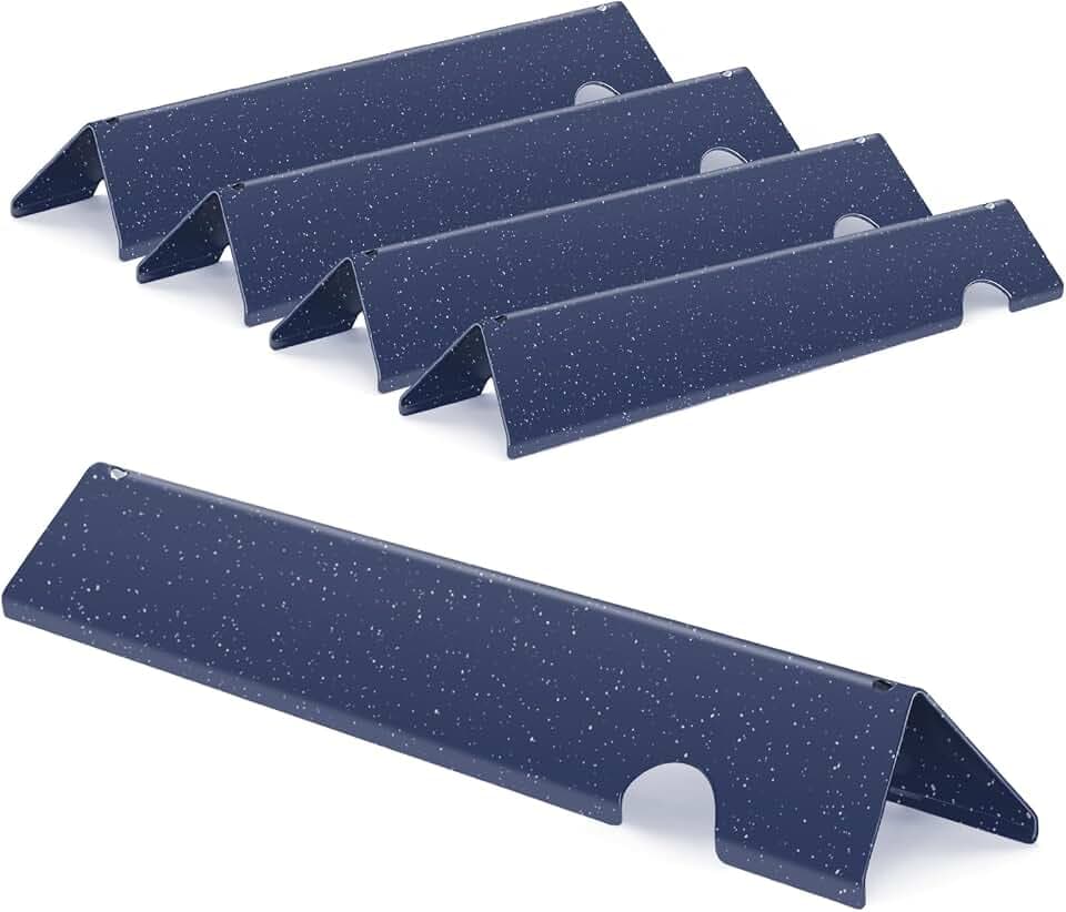 17" Flavorizer Bars for Weber Genesis II Grill Parts GS4 Genesis II/II LX 300 Series Genesis II E-310 E-315 E-335 LX E-340 Heat Plates Replacements for 66795 Porcelain Steel Flavor Bars, 5 Pack