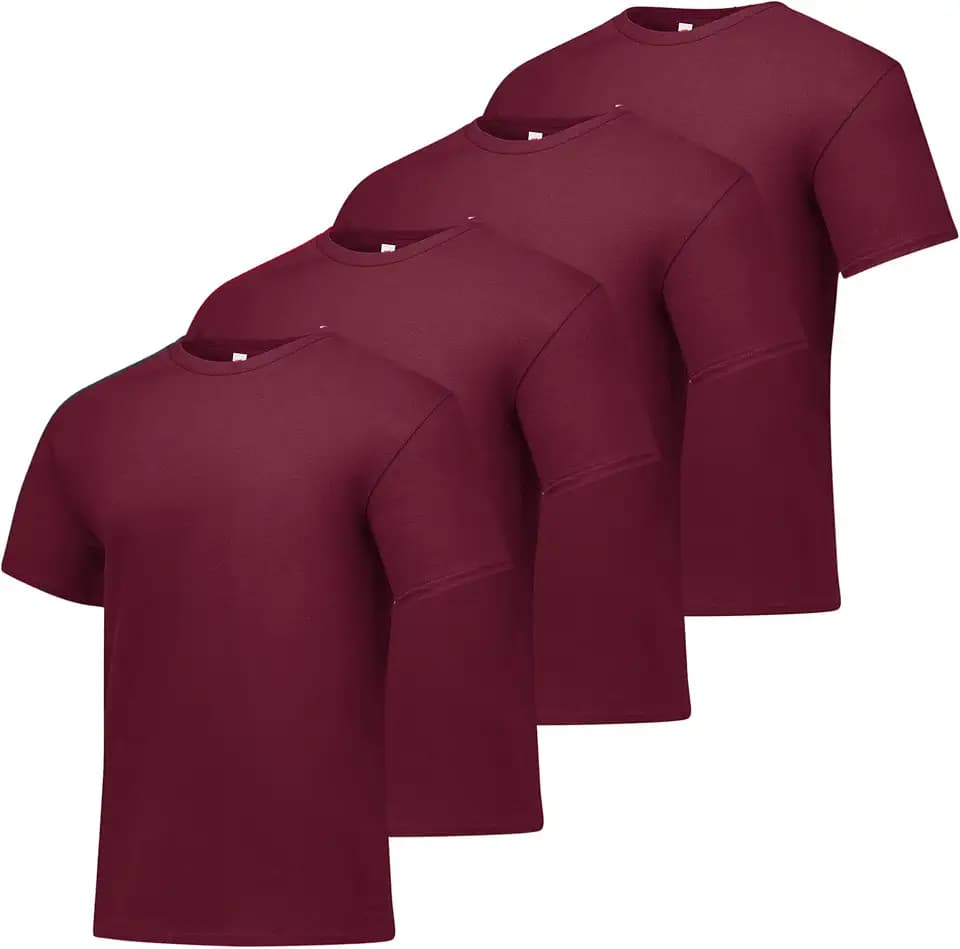 Hanes Men's T-Shirt Pack - 4 or 6 Pack - Essential-T Crewneck Cotton T-Shirts - Everyday Men's Clothing - Big & Tall