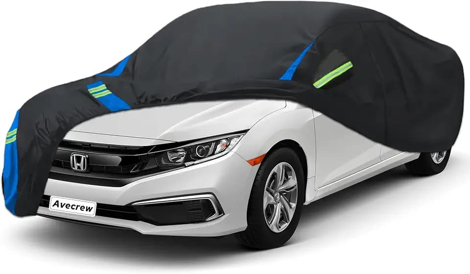 Avecrew Car Cover Compatible with Honda Civic, Fits 1991-2026