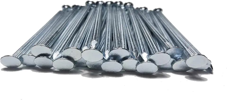 Metal Stakes, 8 Inch 100Pcs Galvanized Landscape Spikes,Garden Nails