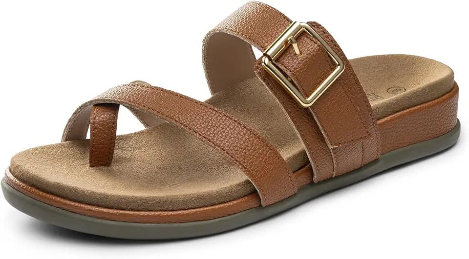 Rihero Women's Orthopedic Arch Support Thong Flat Sandals