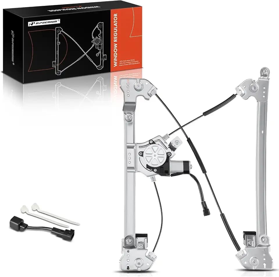 A-Premium Front Passenger Side Power Window Regulator with Motor (2-Pin)