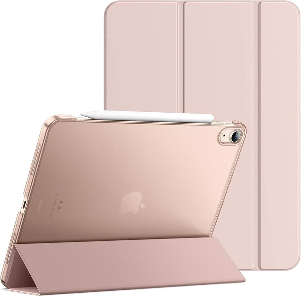 JETech Case for iPad Air 11" M4/M3/M2 & iPad Air 5/4 10.9", Rose Gold