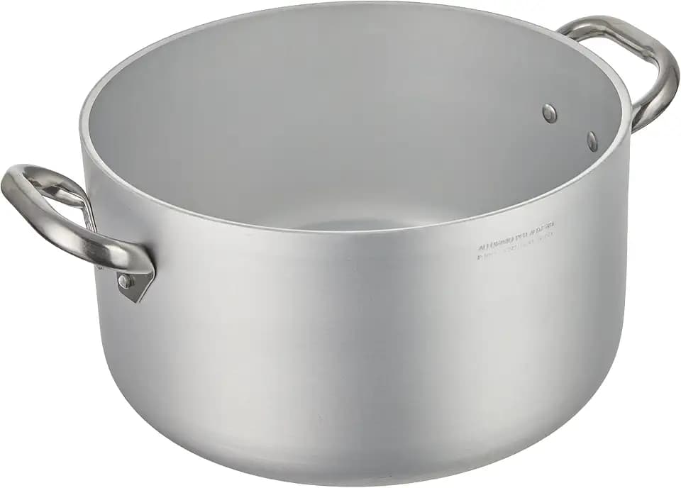 Pentole Agnelli ALMR110428 Hochstrahlender zylindrischer Auflauf, professionelles Aluminium 5 mm, 28 cm