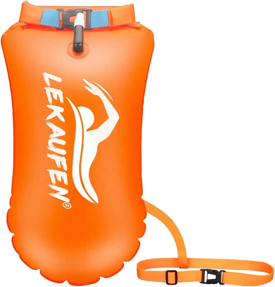 Swim Buoy for Open Water, 20L Inflatable Swim Safety Float