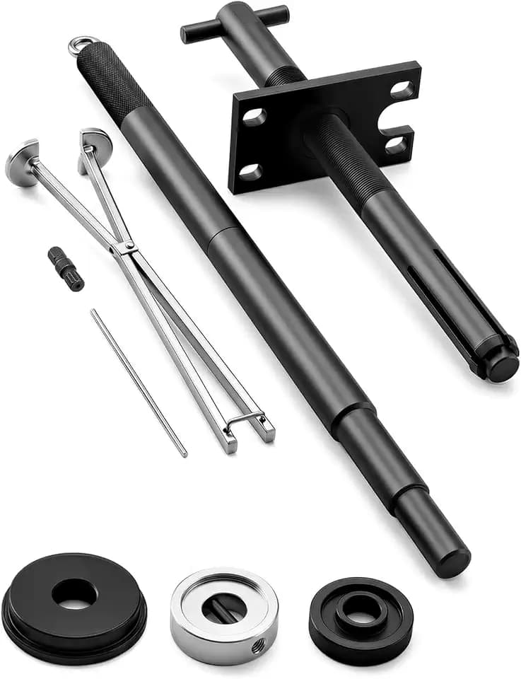 Gimbal Bearing Puller Installer without Pre-drilled Alignment Hole on Bar