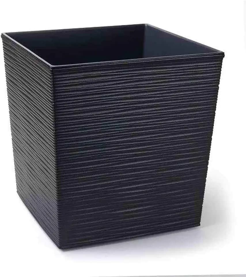 Siena Garden Pflanzgefäß Biron graphit Kunststoff 40 cm
